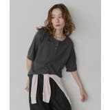 【2026SS新作】ベーシック ヘンリーネック Tシャツ | ad thie | 詳細画像9 