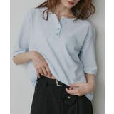 ライトブルー | 【2026SS新作】ベーシック ヘンリーネック Tシャツ | ad thie