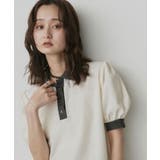 【2026SS新作】ショート丈 パフスリーブ ポロシャツ | ad thie | 詳細画像6