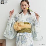 【2026SS新作】糸菊柄 セパレート浴衣4点セット ワンピースタイプ | ad thie | 詳細画像1
