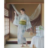 【2026SS新作】糸菊柄 セパレート浴衣4点セット ワンピースタイプ | ad thie | 詳細画像2