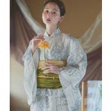 【2026SS新作】糸菊柄 セパレート浴衣4点セット ワンピースタイプ | ad thie | 詳細画像5