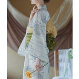 【2026SS新作】糸菊柄 セパレート浴衣4点セット ワンピースタイプ | ad thie | 詳細画像6