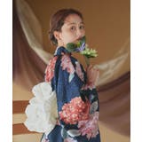 【2026SS新作】紫陽花柄 セパレート浴衣4点セット ワンピースタイプ | ad thie | 詳細画像11