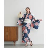 【2026SS新作】紫陽花柄 セパレート浴衣4点セット ワンピースタイプ | ad thie | 詳細画像13