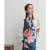 【2026SS新作】紫陽花柄 セパレート浴衣4点セット ワンピースタイプ | ad thie | 詳細画像17