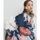【2026SS新作】紫陽花柄 セパレート浴衣4点セット ワンピースタイプ | ad thie | 詳細画像20