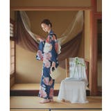 【2026SS新作】紫陽花柄 セパレート浴衣4点セット ワンピースタイプ | ad thie | 詳細画像3