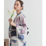 【2026SS新作】紫陽花柄 セパレート浴衣4点セット ワンピースタイプ | ad thie | 詳細画像34