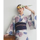 【2026SS新作】紫陽花柄 セパレート浴衣4点セット ワンピースタイプ | ad thie | 詳細画像38