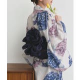 【2026SS新作】紫陽花柄 セパレート浴衣4点セット ワンピースタイプ | ad thie | 詳細画像39