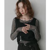グレー | 【2026AW新作】クルーネック レーストップス | ad thie