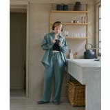 チェック×ブルーグリーン | 【2026AW新作】アソート サッカーシャツ ロングパンツ セットアップ | ad thie