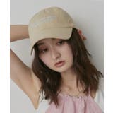 ベージュ | 【2026AW新作】ベーシック メッセージロゴキャップ | ad thie