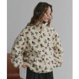 【2026AW新作】アソート柄スタンドネックボアブルゾン | ad thie | 詳細画像13 