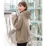 裏シャギー裏起毛ドロップショルダーBIGパーカー スウェット | ad thie | 詳細画像14 