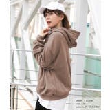 裏シャギー裏起毛ドロップショルダーBIGパーカー スウェット | ad thie | 詳細画像15 