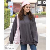 チャコール | 裏シャギー裏起毛ドロップショルダーBIGパーカー スウェット | ad thie