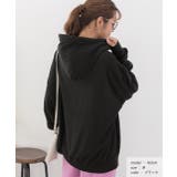 ブラック２ | 裏シャギー裏起毛ドロップショルダーBIGパーカー スウェット | ad thie