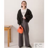 ボリュームスリーブ ケーブルニットカーディガン | ad thie | 詳細画像23 