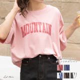 ラウンドサイドスリット グランジロゴTシャツ | ad thie | 詳細画像1 