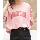 ラウンドサイドスリット グランジロゴTシャツ | ad thie | 詳細画像6 