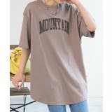 ラウンドサイドスリット グランジロゴTシャツ | ad thie | 詳細画像8 