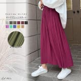 ロングプリーツスカート | ad thie | 詳細画像1