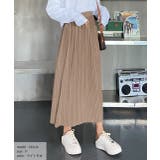 ライトモカ | ロングプリーツスカート | ad thie