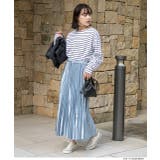 【新色追加!】サテンプリーツロングスカート 秋服 秋 冬服 冬 | ad thie | 詳細画像12