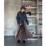 【新色追加!】サテンプリーツロングスカート 秋服 秋 冬服 冬 | ad thie | 詳細画像34