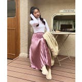 【新色追加!】サテンプリーツロングスカート 秋服 秋 冬服 冬 | ad thie | 詳細画像41