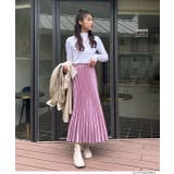 【新色追加!】サテンプリーツロングスカート 秋服 秋 冬服 冬 | ad thie | 詳細画像42