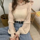 アイボリー | ハイネックシアープロオーバー | ad thie