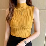 ハイネックノースリーブニット | ad thie | 詳細画像19 
