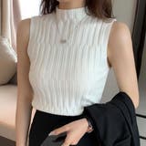 ハイネックノースリーブニット | ad thie | 詳細画像10 