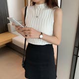 ハイネックノースリーブニット | ad thie | 詳細画像12 