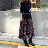 柄ドッキングワンピース | ad thie | 詳細画像7