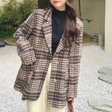 起毛チェックテーラージャケット | ad thie | 詳細画像2 