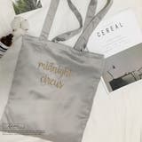 ロゴ刺繍 トートバッグ 春  冬 | ad thie | 詳細画像1 