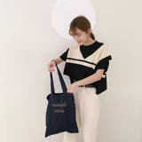 ロゴ刺繍 トートバッグ 春  冬 | ad thie | 詳細画像13 