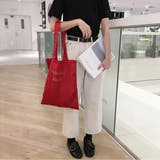 ロゴ刺繍 トートバッグ 春  冬 | ad thie | 詳細画像15 