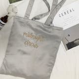 ライトグレー | ロゴ刺繍 トートバッグ 春  冬 | ad thie