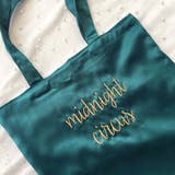 モスグリーン | ロゴ刺繍 トートバッグ 春  冬 | ad thie