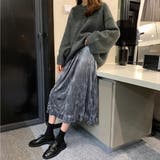 ベロアロングスカート | ad thie | 詳細画像16 