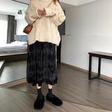 ベロアロングスカート | ad thie | 詳細画像7 