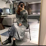 ベロアロングスカート | ad thie | 詳細画像8 