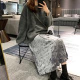 ベロアロングスカート | ad thie | 詳細画像9 