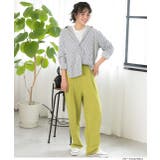 パステルカラー サイドスリット ストライプ柄シャツ | ad thie | 詳細画像26 