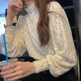 花柄起毛透かしレースプルオーバー | ad thie | 詳細画像23